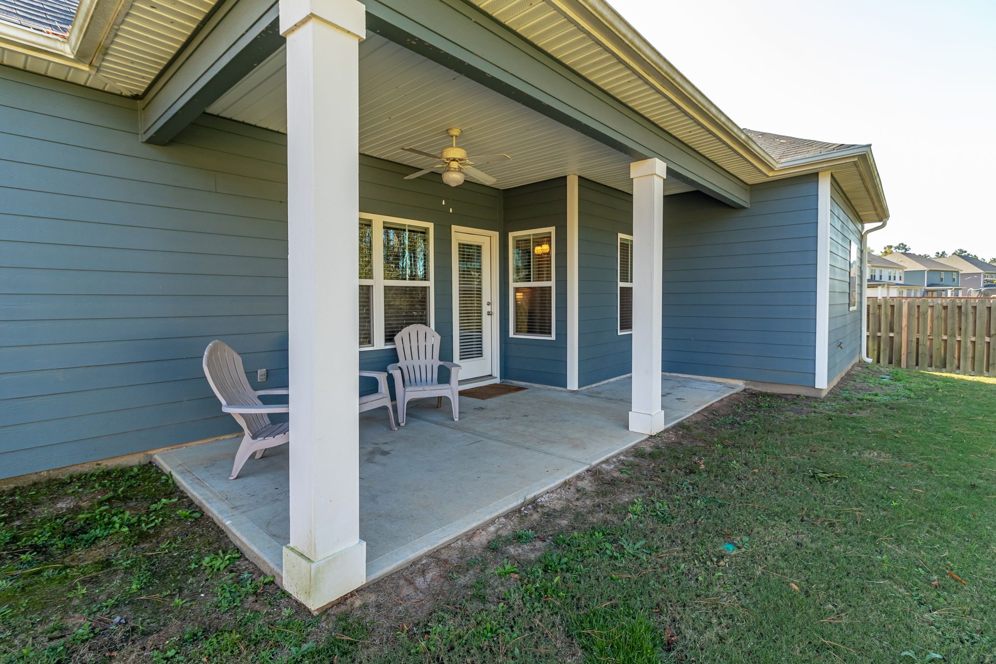 Covered Back Porch