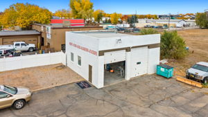 Service Garage w/two (2) bays