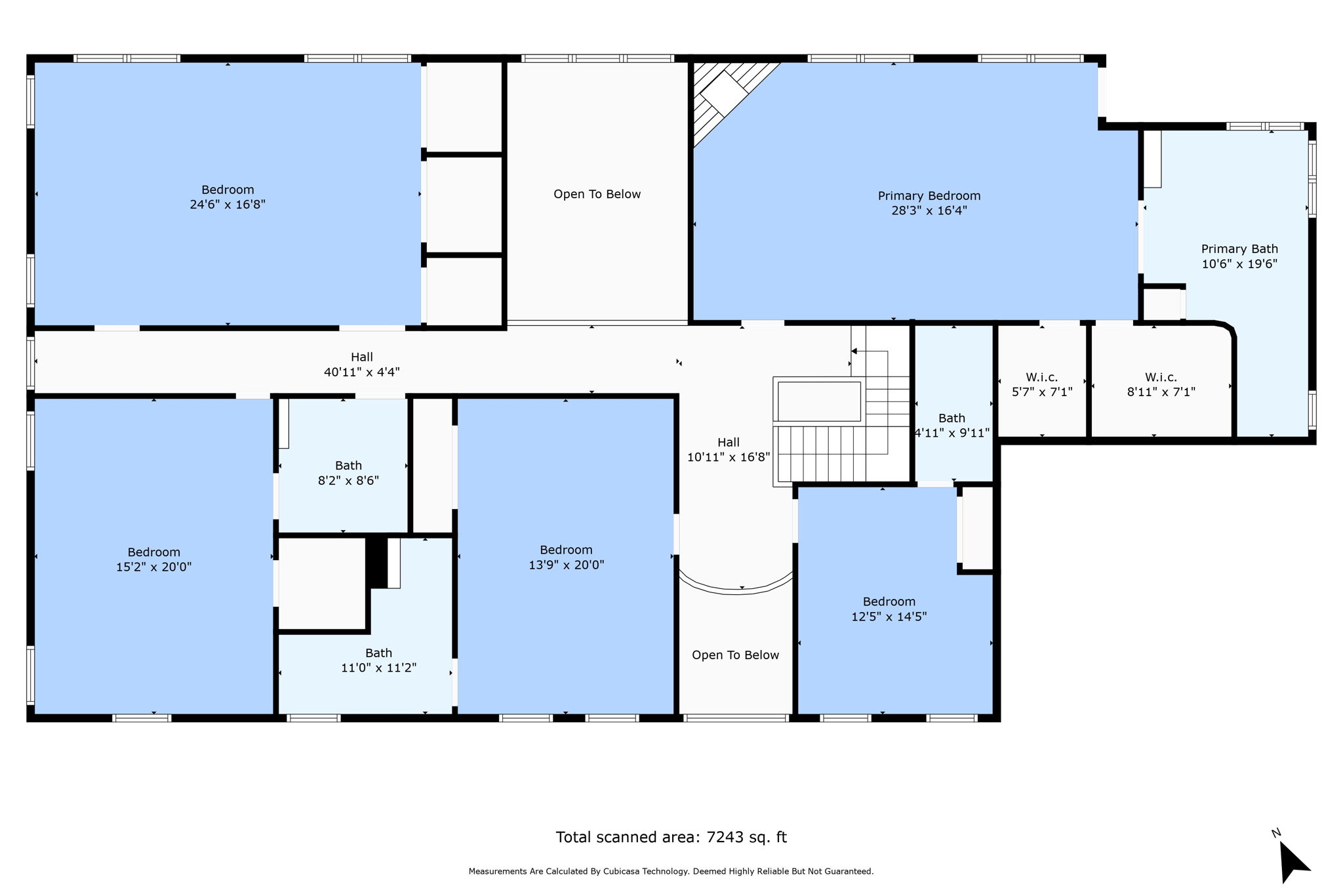 3rd Floor w/ Dimensions