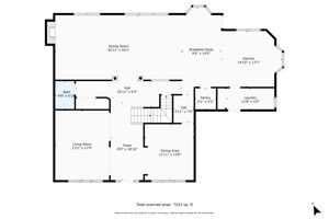 2nd Floor w/ Dimensions
