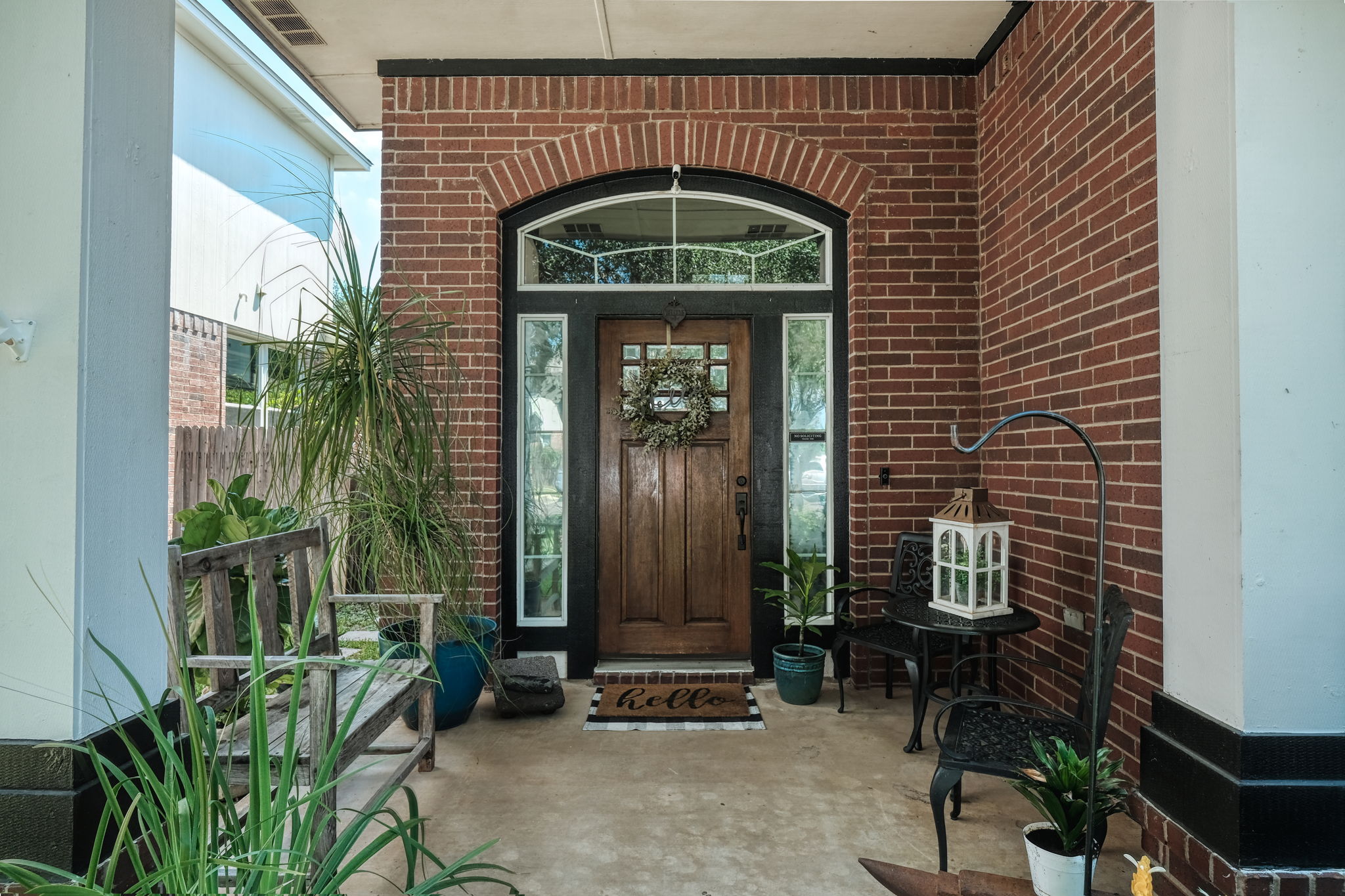 Front Covered Entrance