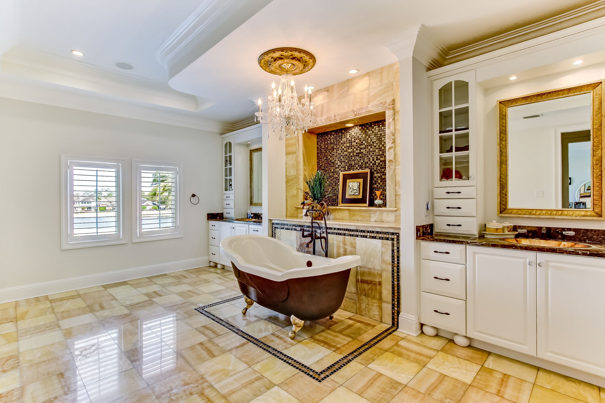 Exquisite Onyx Master Bath