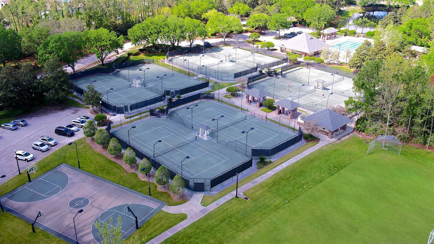 Lighted Tennis Courts