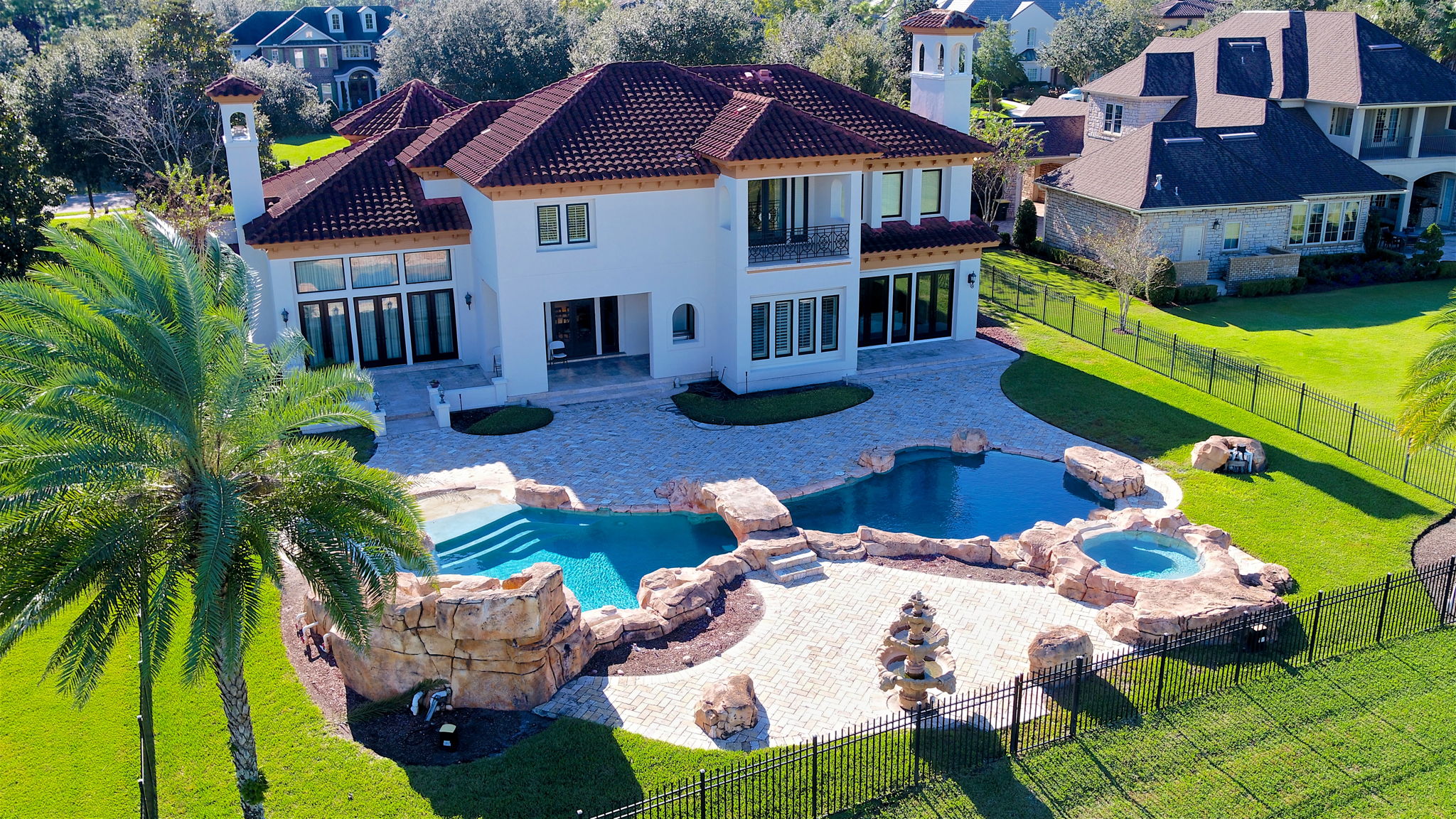 Aerial View of Rear of Home