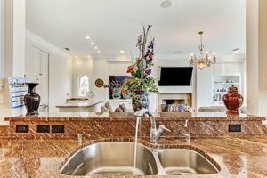 Kitchen Opens to Family Room