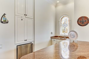 Wet Bar with Beverage Fridge