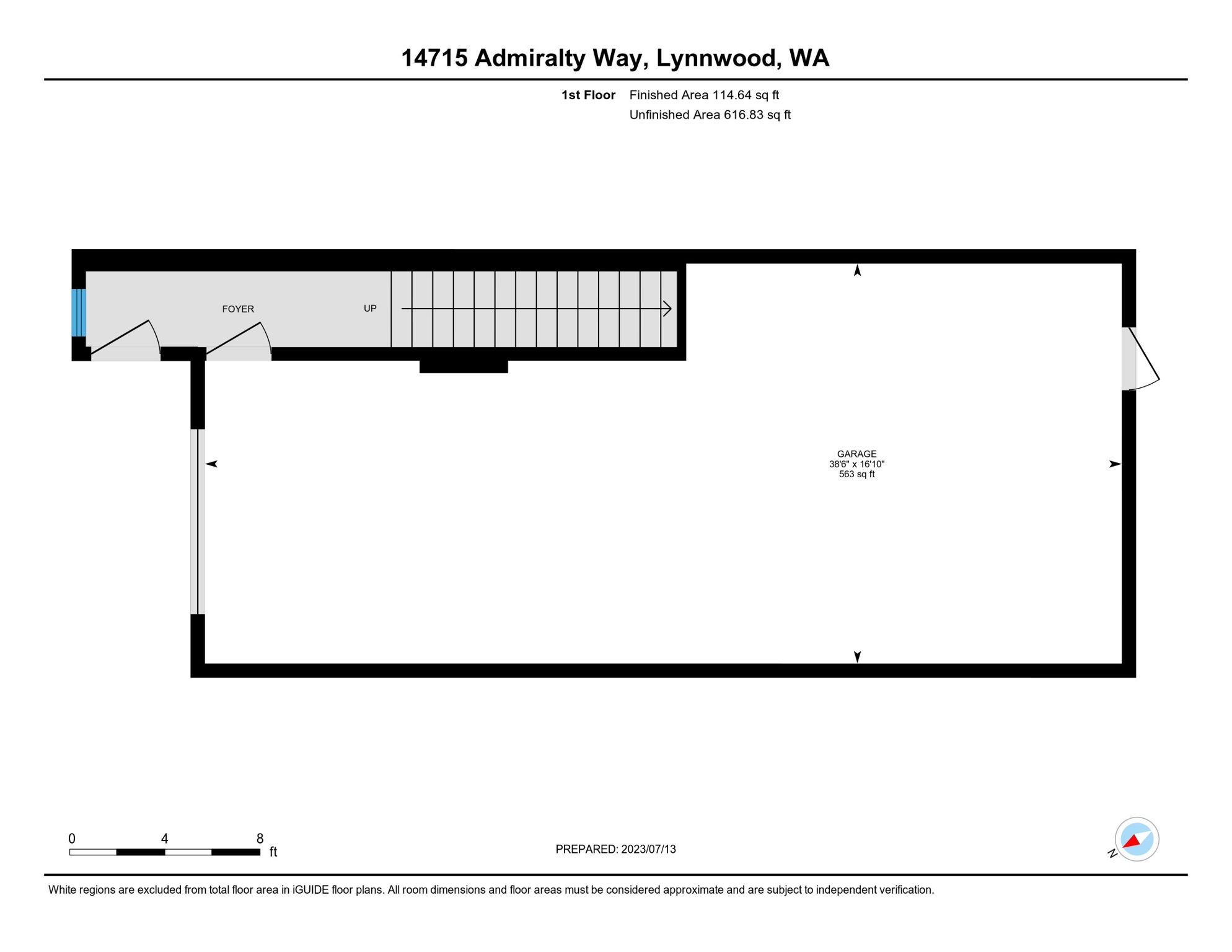 1st Floor w/Dimensions