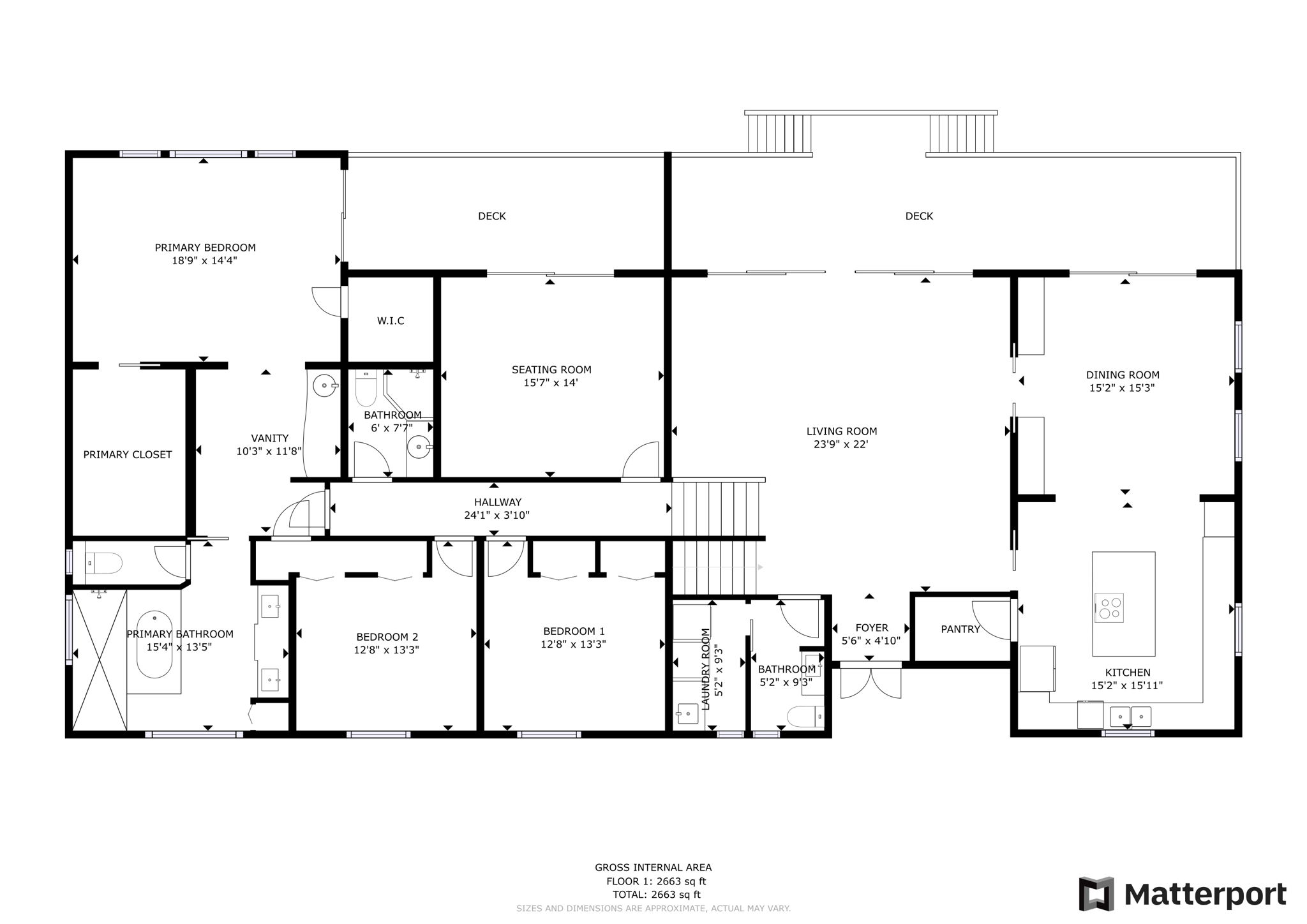 Schematic Floor Plan - 6875 Manasota Key Rd
