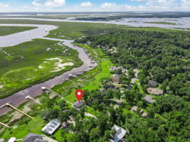 Aerial View With Pin
