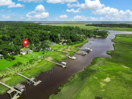Aerial View With Pin