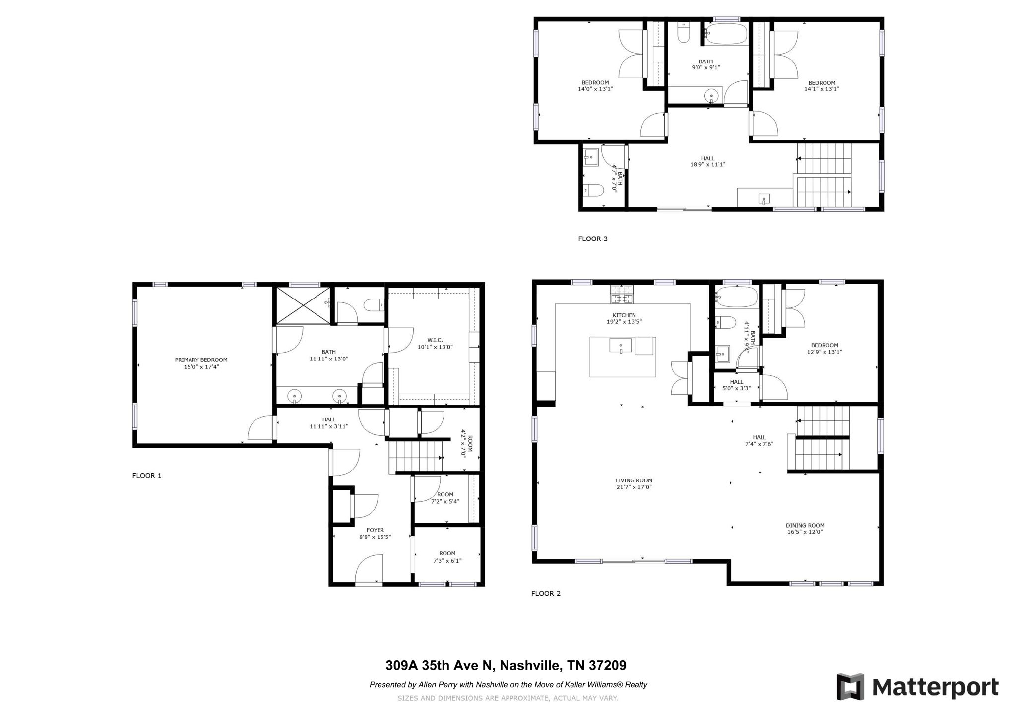 Floor Plan - 309A 35th Ave N
