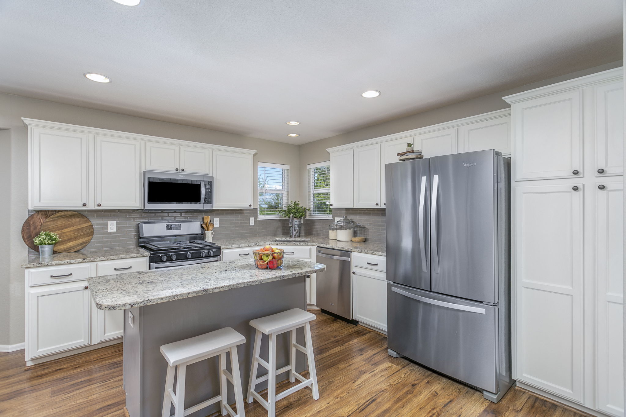 Kitchen is Bright and Open