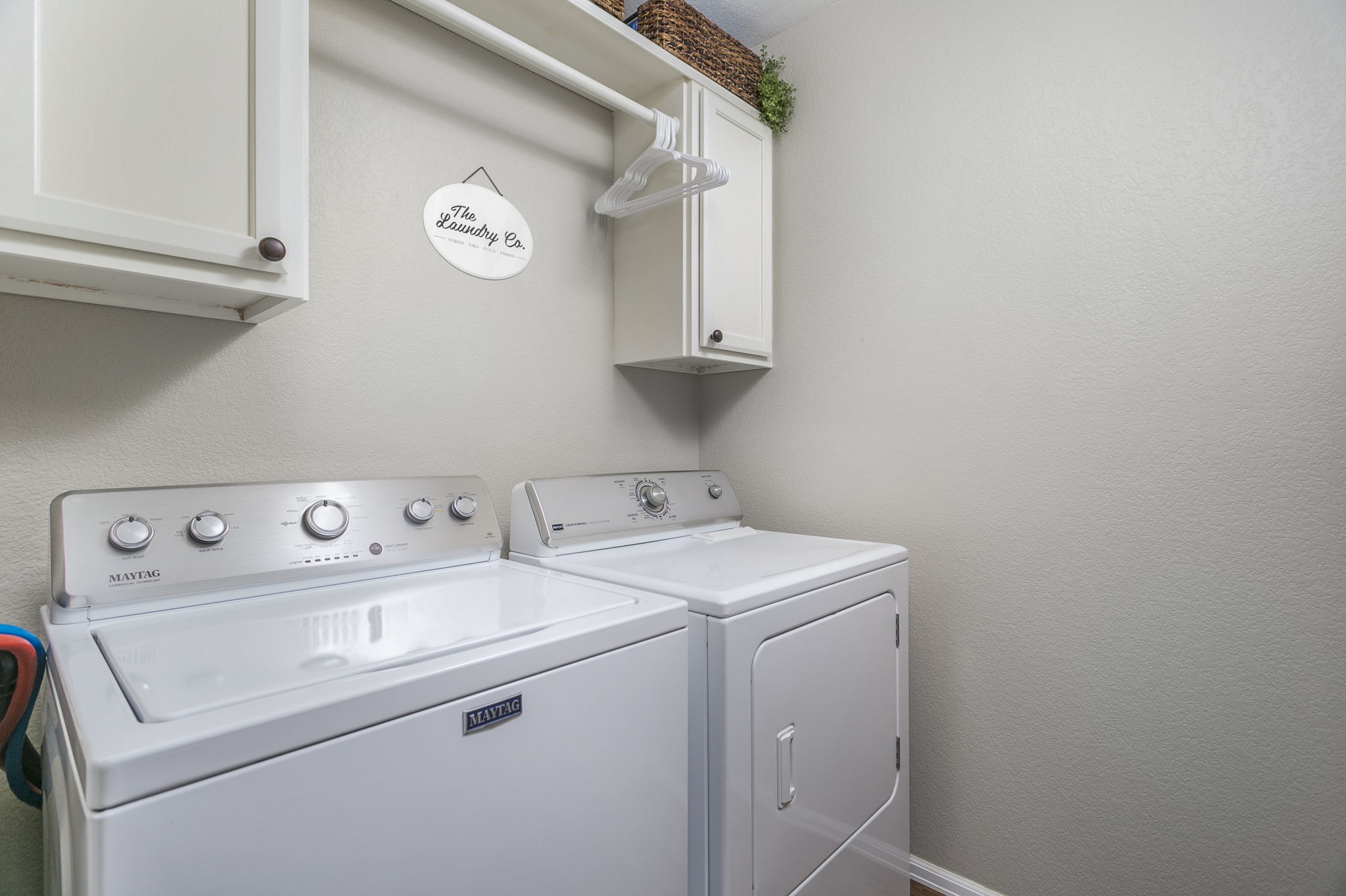 Laundry Room Features Extra Storage Space
