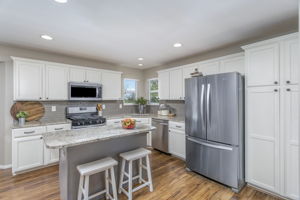Kitchen is Bright and Open