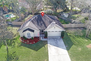 Aerial View With Arrow