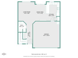 1st Floor With Dimensions