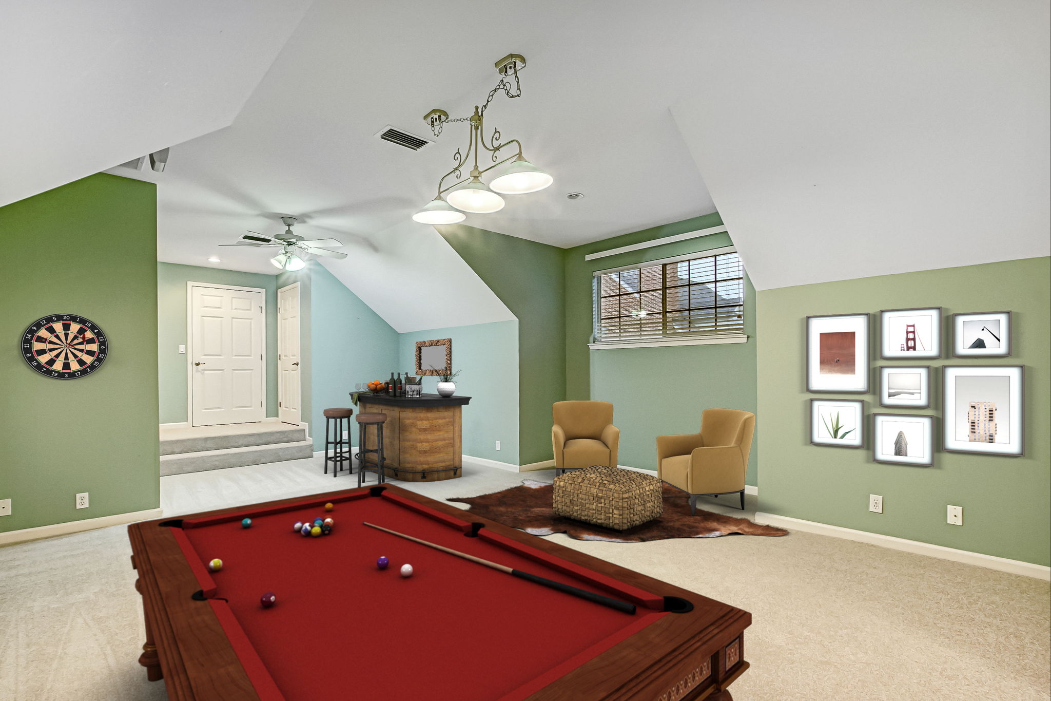 Virtually Staged Room