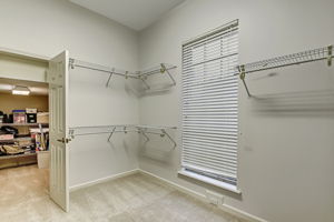 There are 2 Master Walk in Closets
