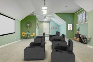 Virtually Staged Room