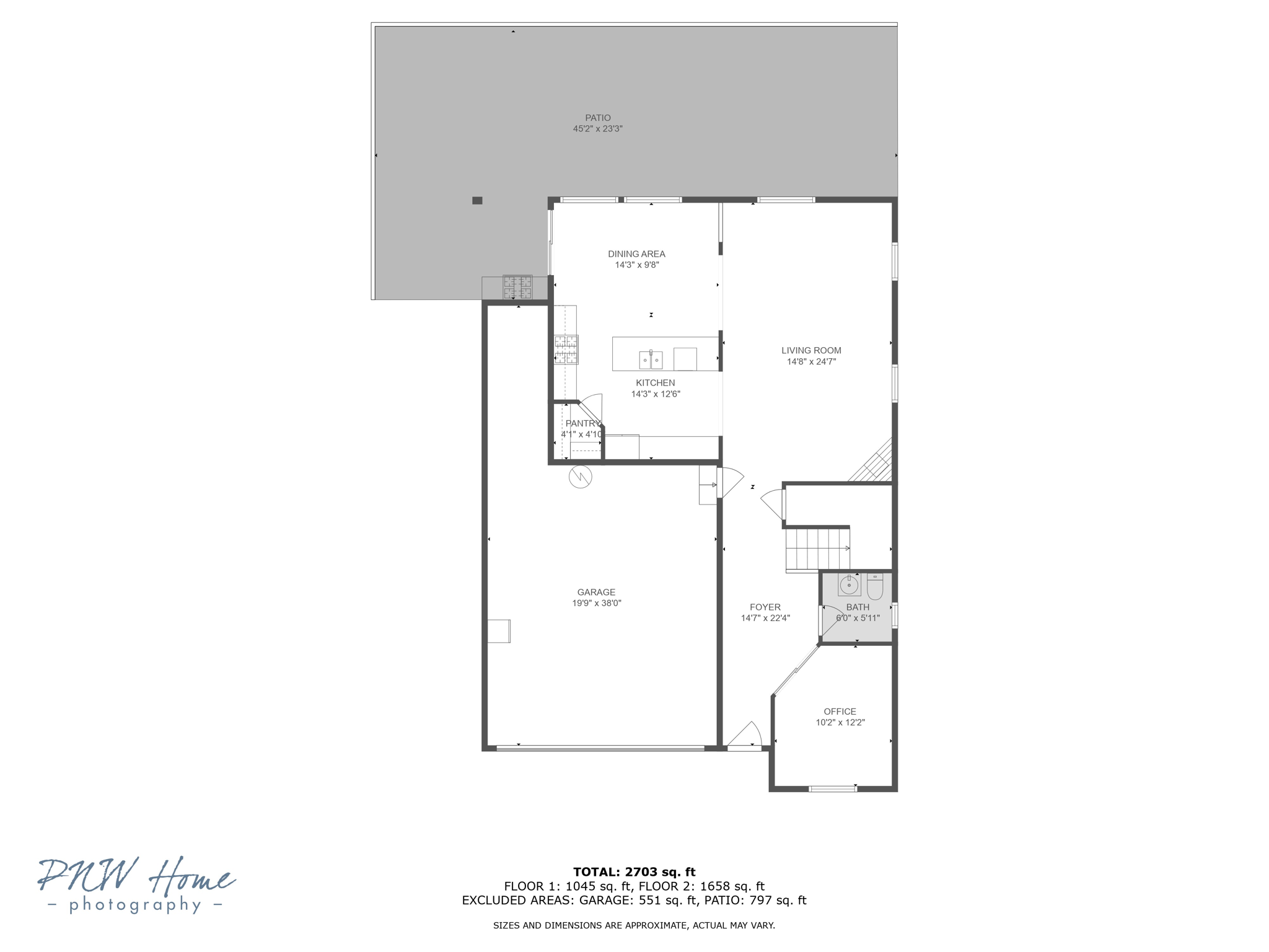 Main Floor w/Dimensions