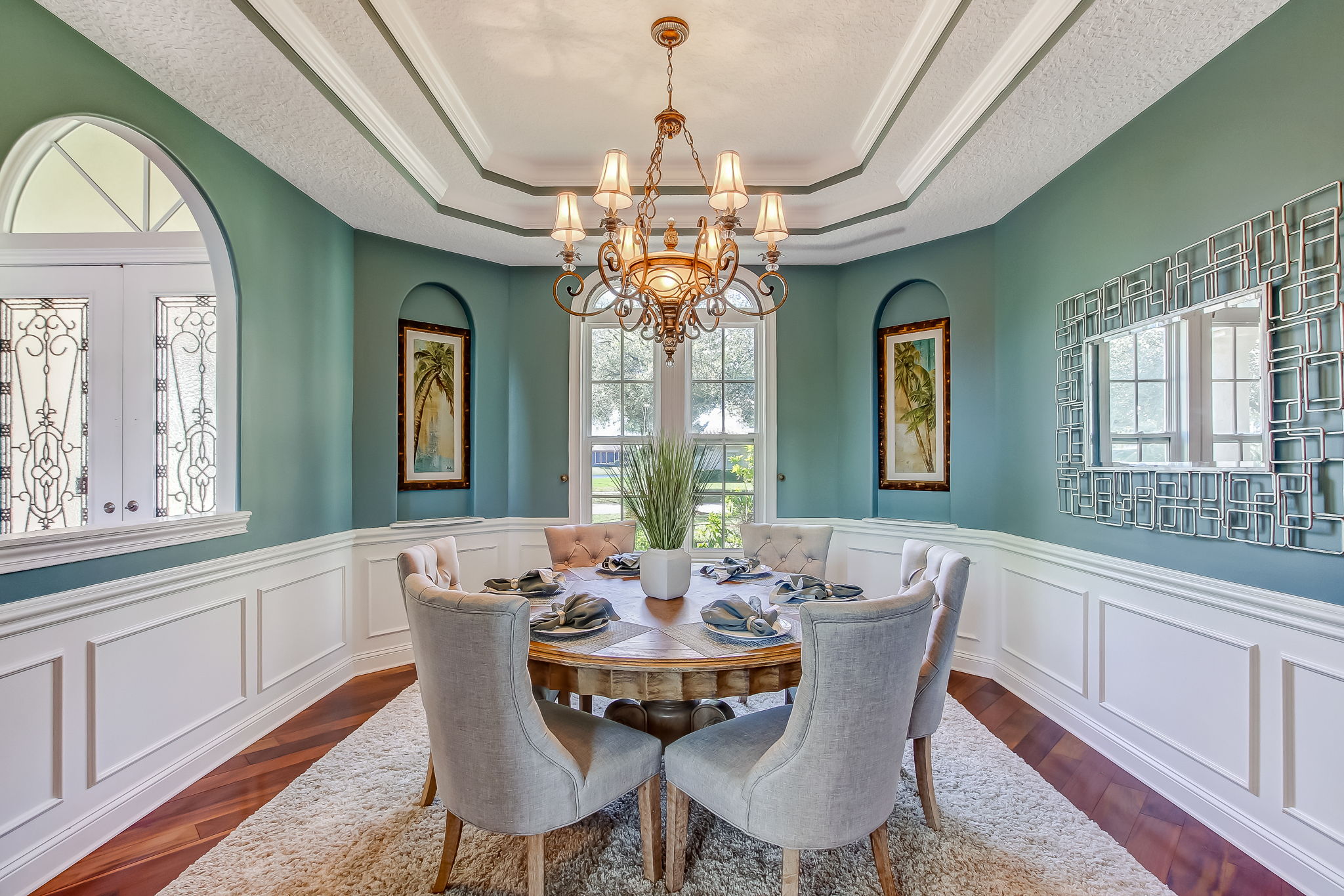 Dining Room with Wood Floors