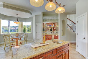 Open concept kitchen