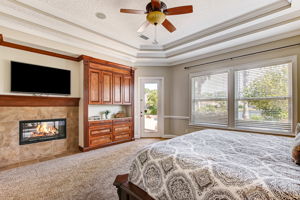 Fireplace and Built-in storage