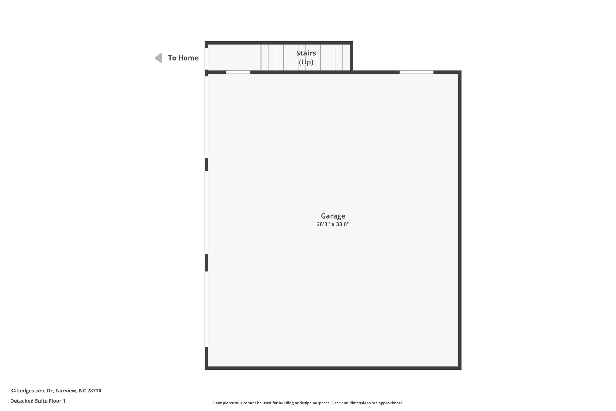 Detached Suite Floor 1