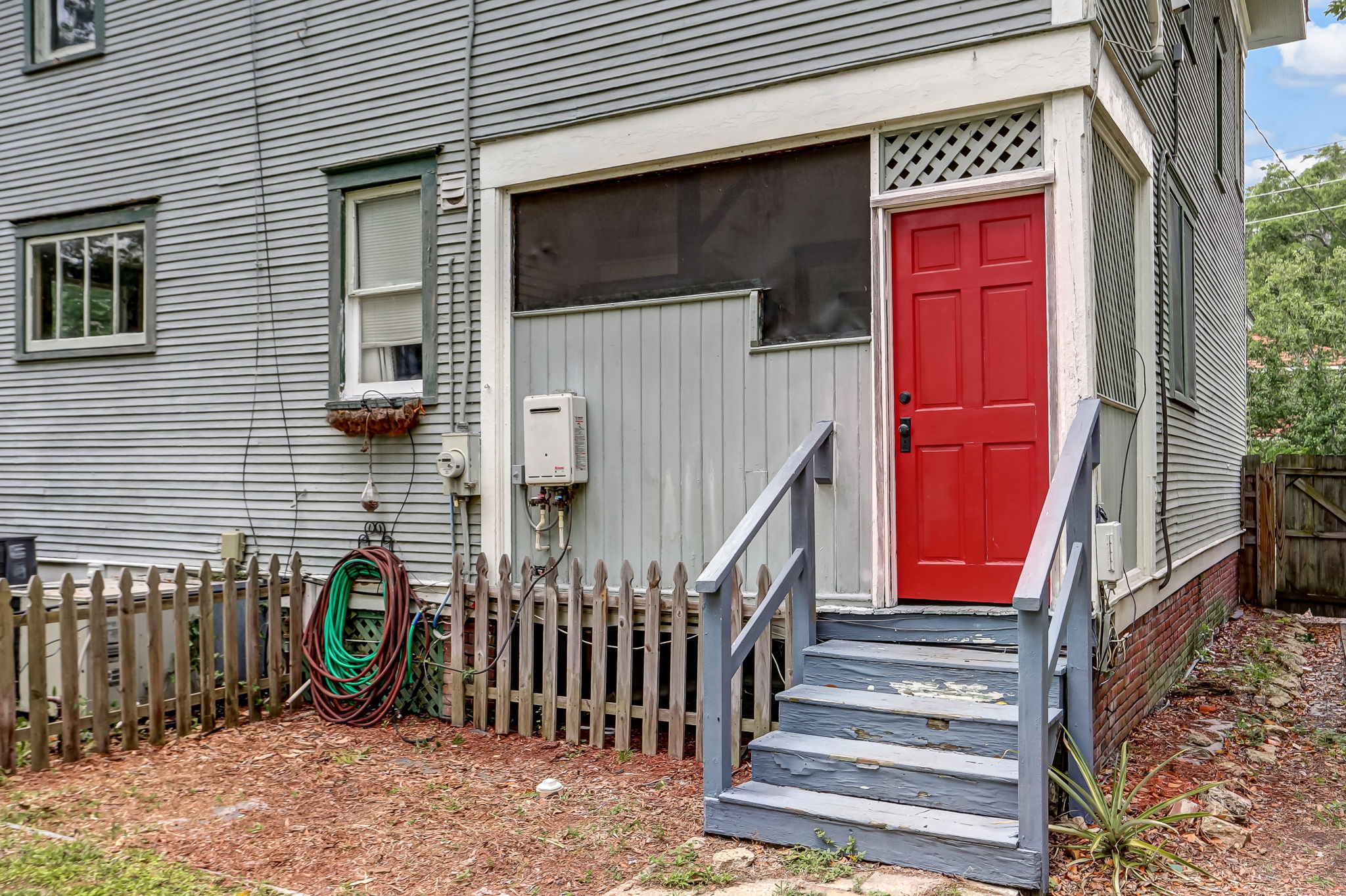 Back  of home