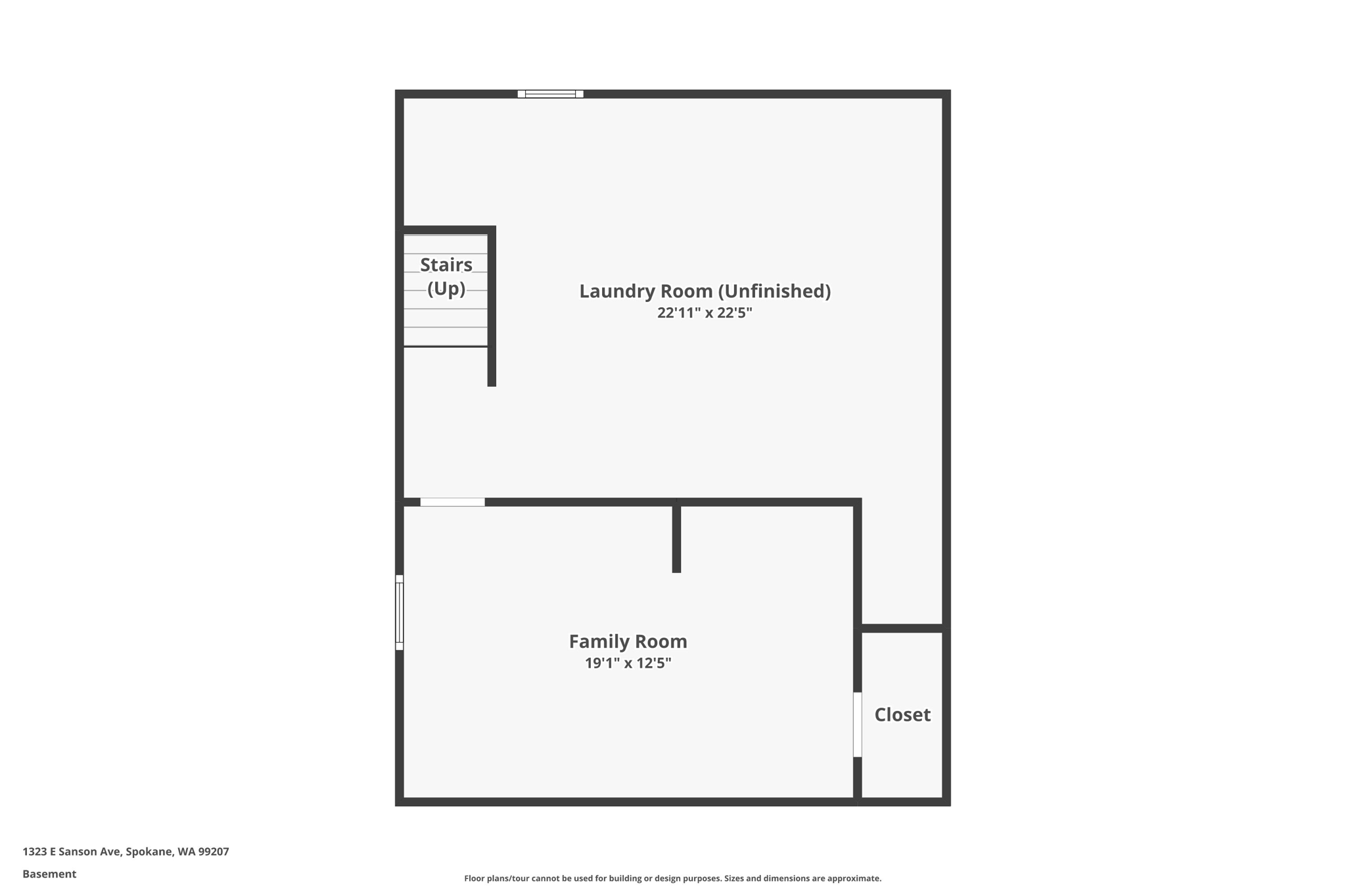 1323 E Sanson Ave-Basement