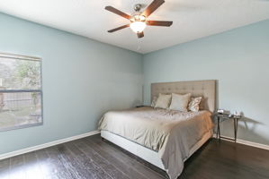 Master Bedroom Located on First Floor