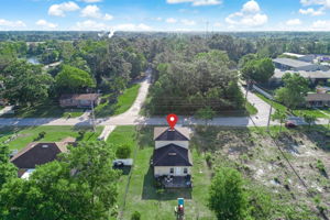 Aerial View With Pin