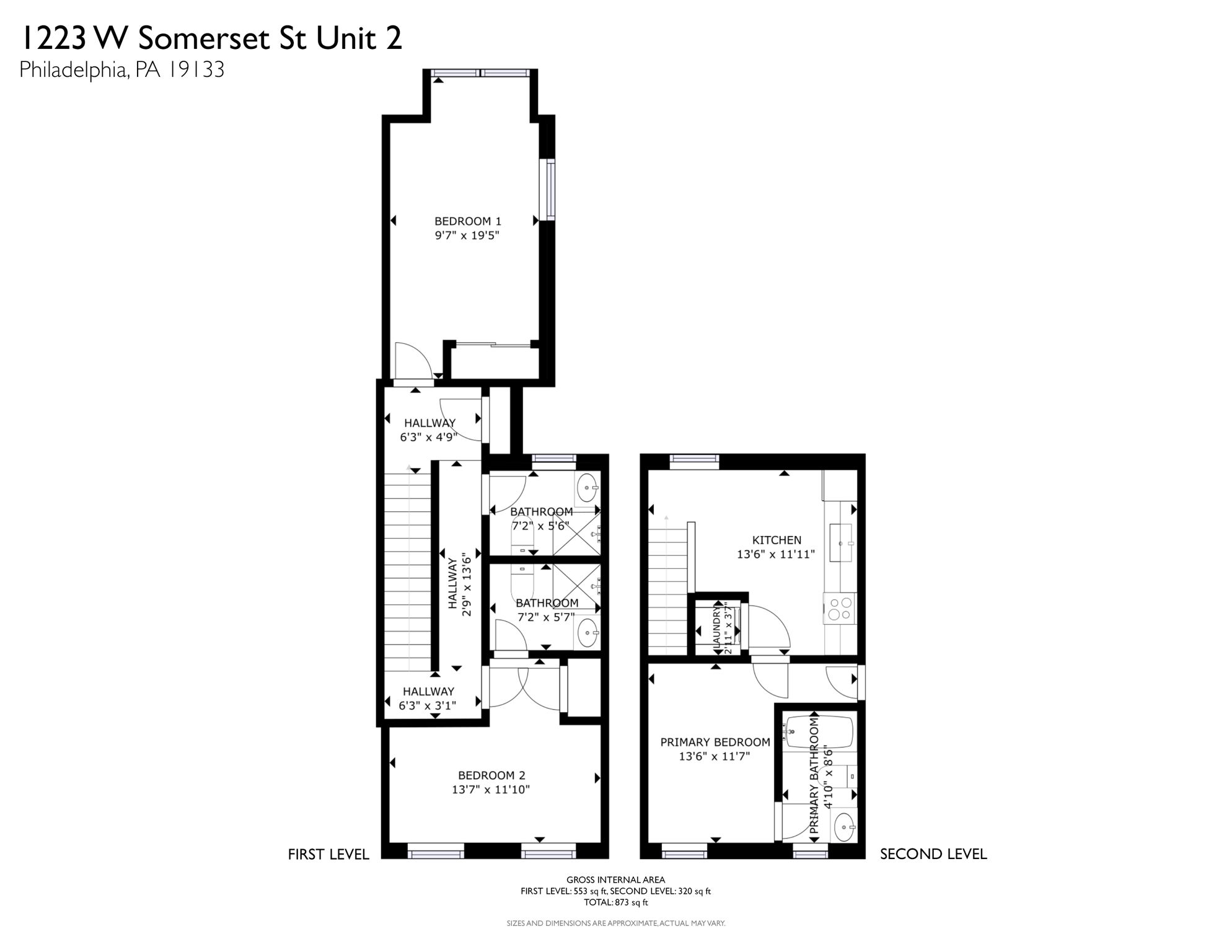 1223 W Somerset St Unit 2 Floorplan