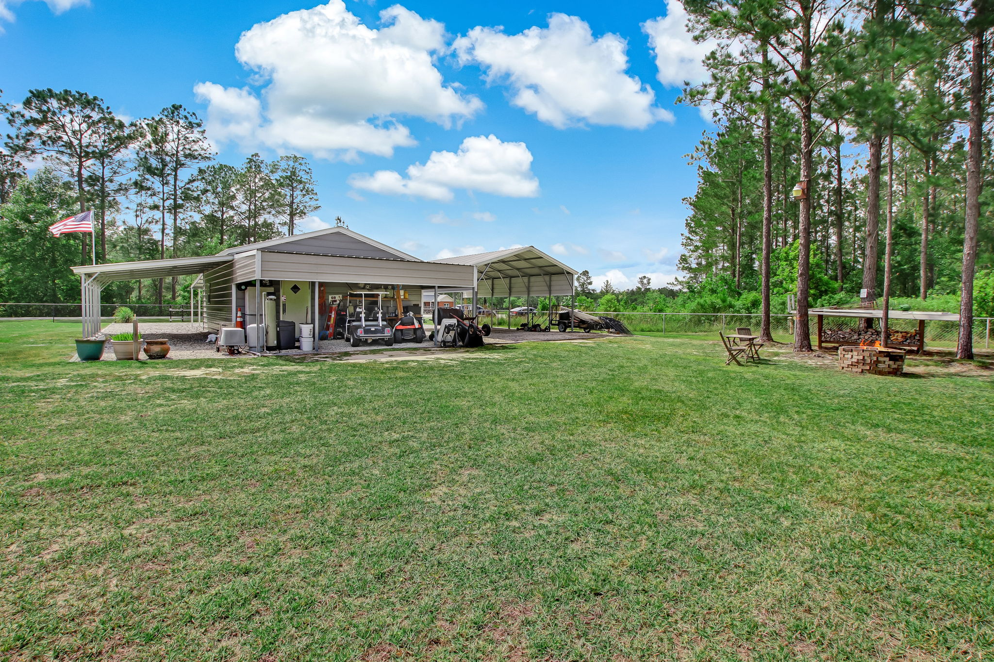 Back of Garage/Carport