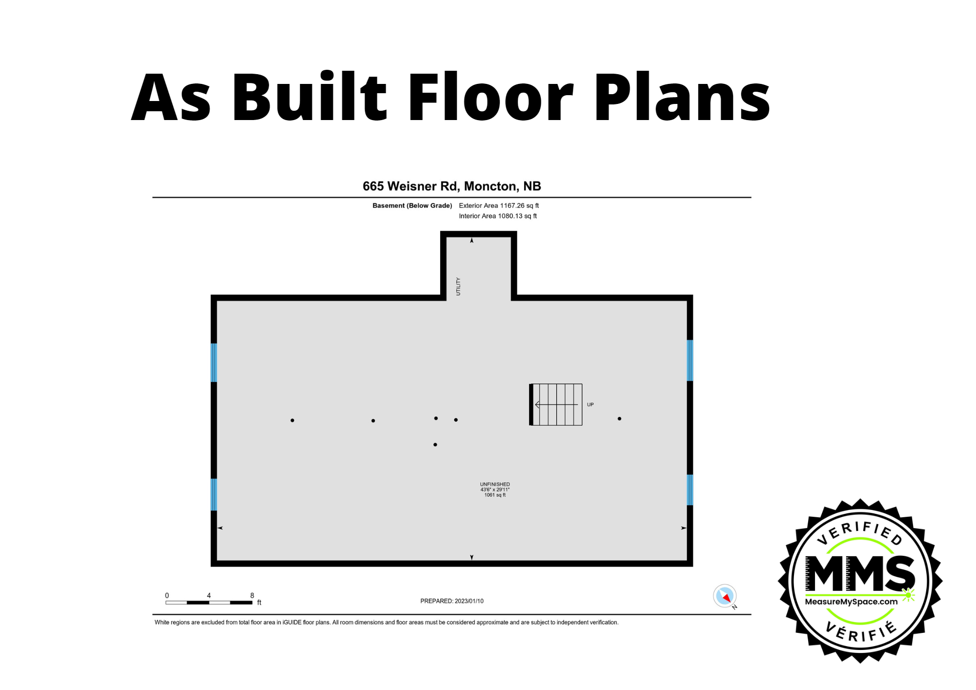665 Weisner Rd, Moncton, NB E1H 1T6 PROPICSTA & MeasureMySpace