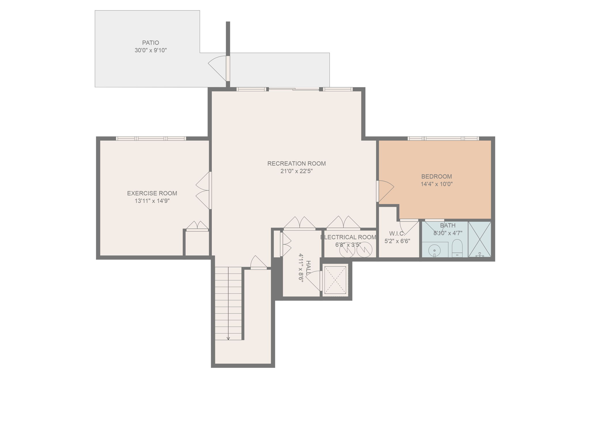 Downstairs - Level 3